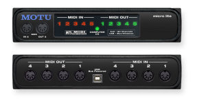 Motu Microlite Interfaccia Midi Usb 5 In  5 Out