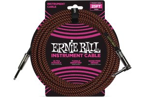 Ernie Ball 6064 Cavo Braided Orange Jack