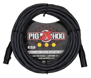 Pig Hog Hex Series Mic Cable 3 Mt Grey