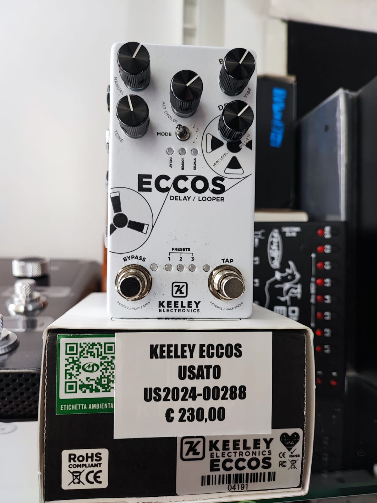 keeley eccos delay usato