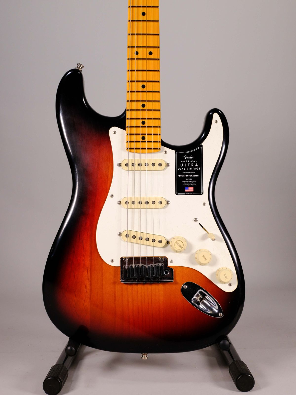 Fender American Ultra Luxe Vintage '50s Stratocaster Mp 3-Color Sunburst