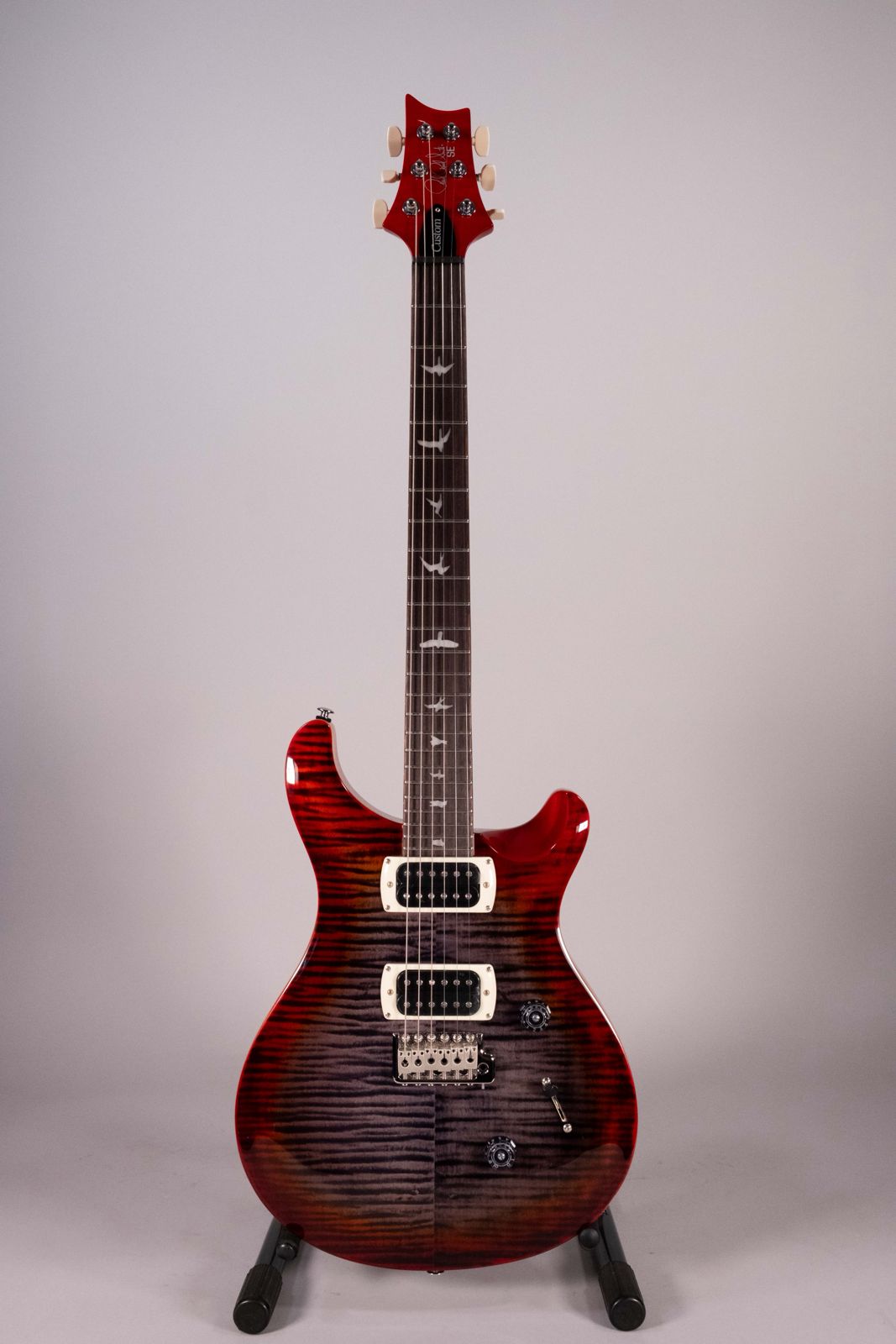 Prs SE Custom 24 Charcoal Cherry Burst